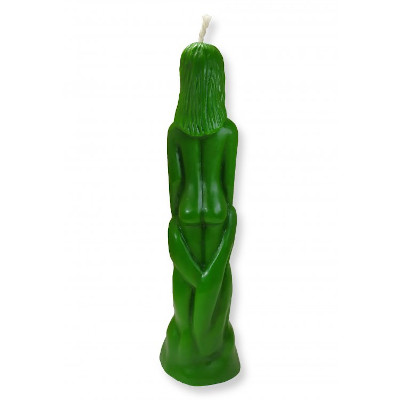 Зелена воскова свічка - Вольт (жінка)