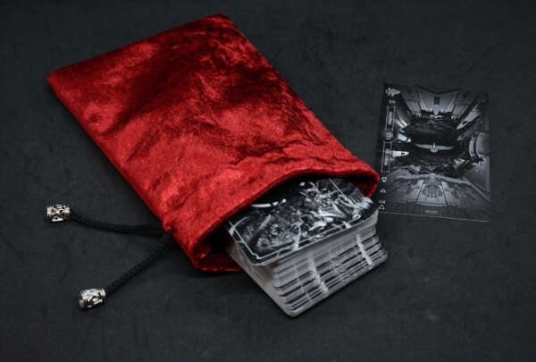 The pouch for Runes and Tarot Red Star