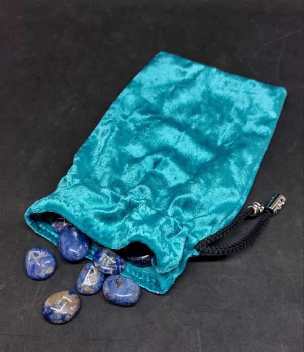 The pouch for Runes and Tarot Turquoise