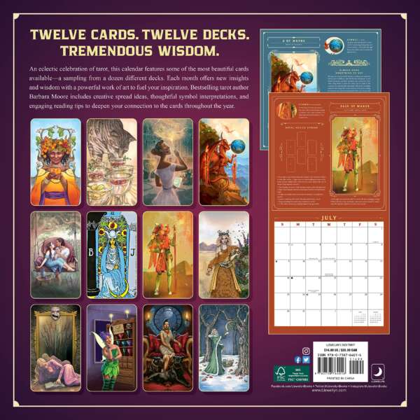 Llewellyn's 2023 Tarot Calendar / Таро Календар Ллевелін 2023