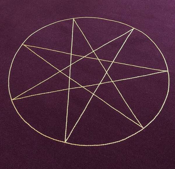 Altar cloth The Magician's Star