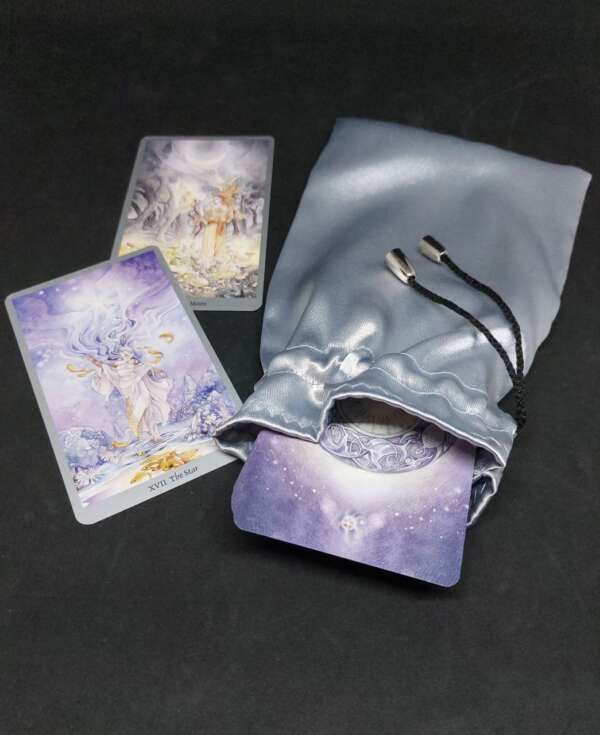 The pouch for Runes and Tarot Silver Shine