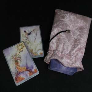 The pouch for Runes and Tarot Pink Pearl