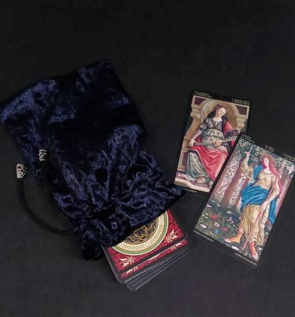 The pouch for Runes and Tarot Walpurgis Night