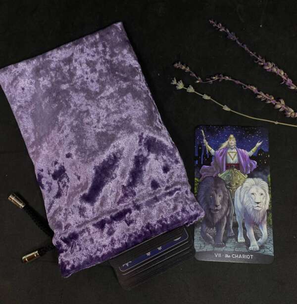 The pouch for Runes and Tarot Lilac